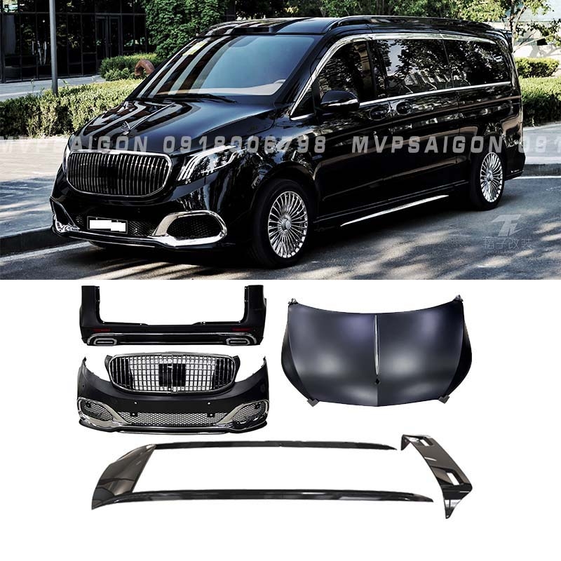Nâng cấp body kit Mercedes Benz V250 2024 mẫu mới nhất