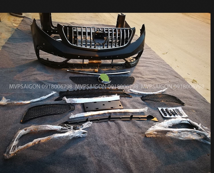 Nâng cấp body Kit Vito V250 V-class lên bản Triumph Maybach