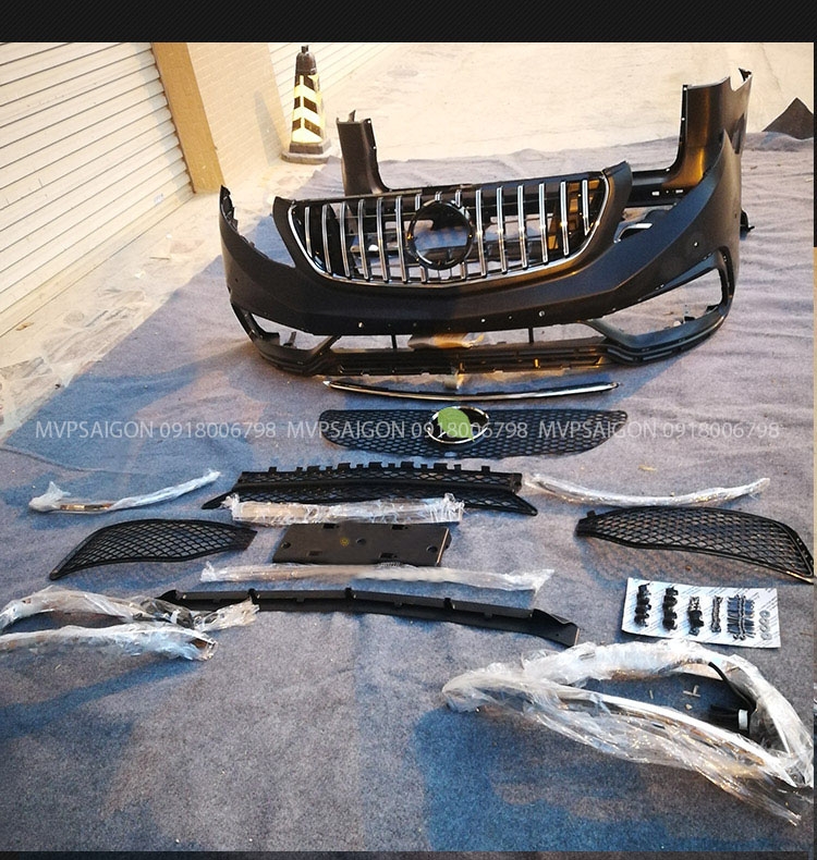 Nâng cấp body Kit Vito V250 V-class lên bản Triumph Maybach