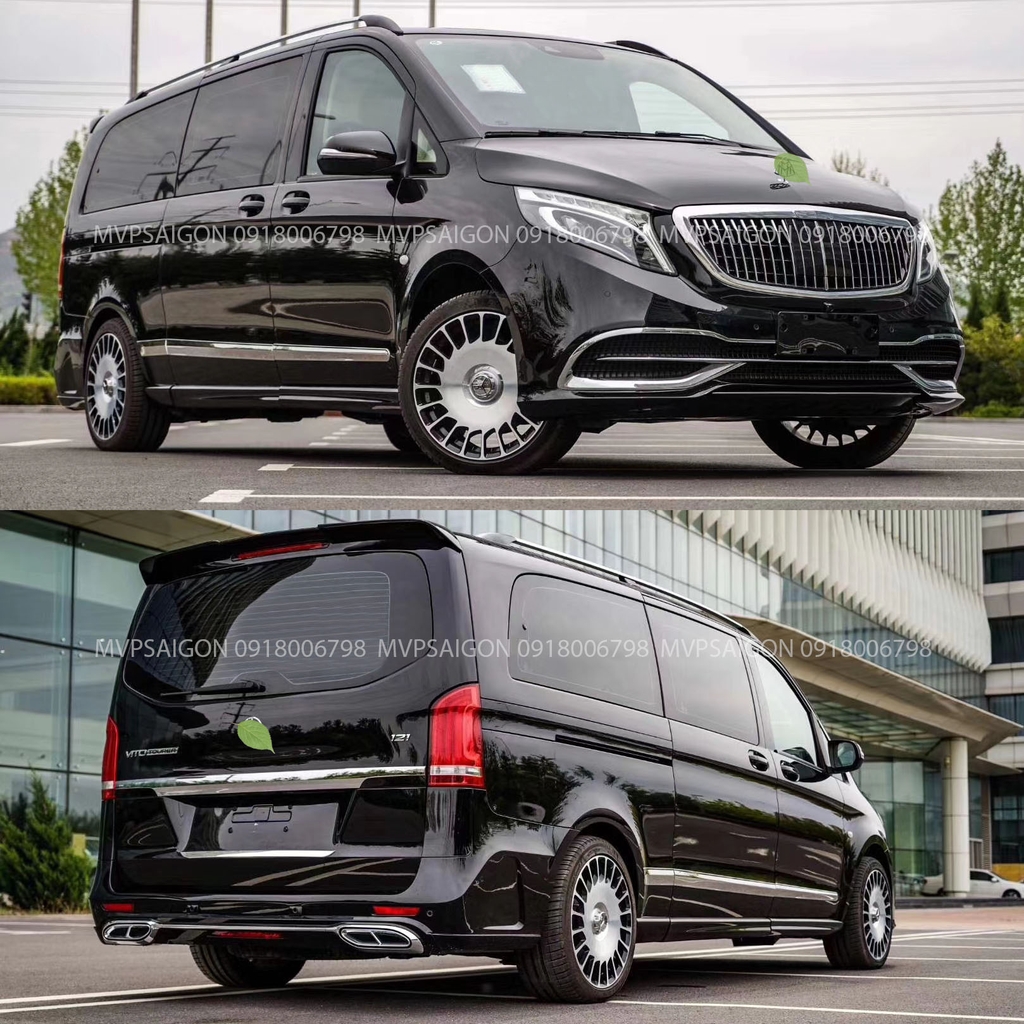 Nâng cấp body Kit Vito V250 V-class lên bản Triumph Maybach