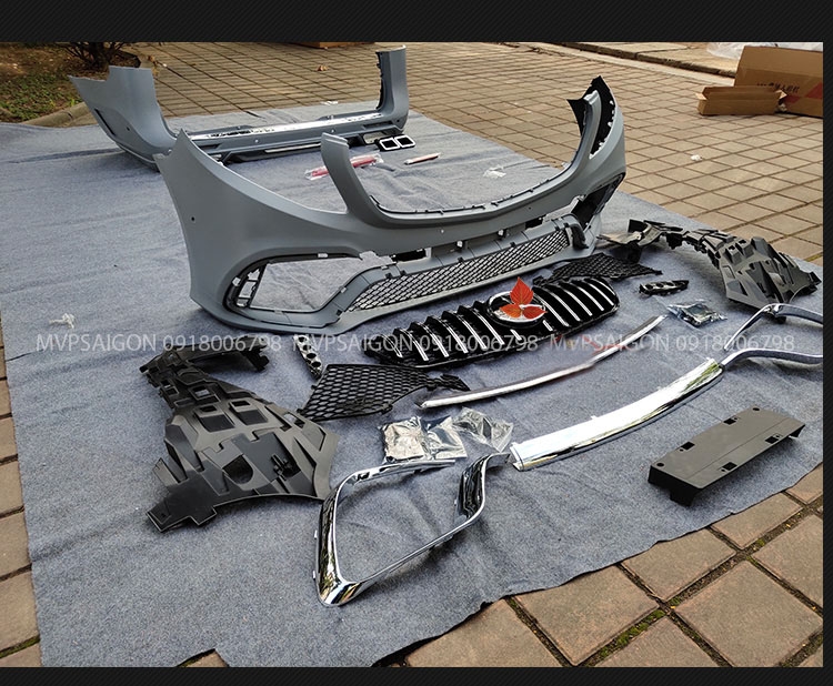 Nâng cấp body Kit Vito V250 V-class lên bản Triumph Maybach