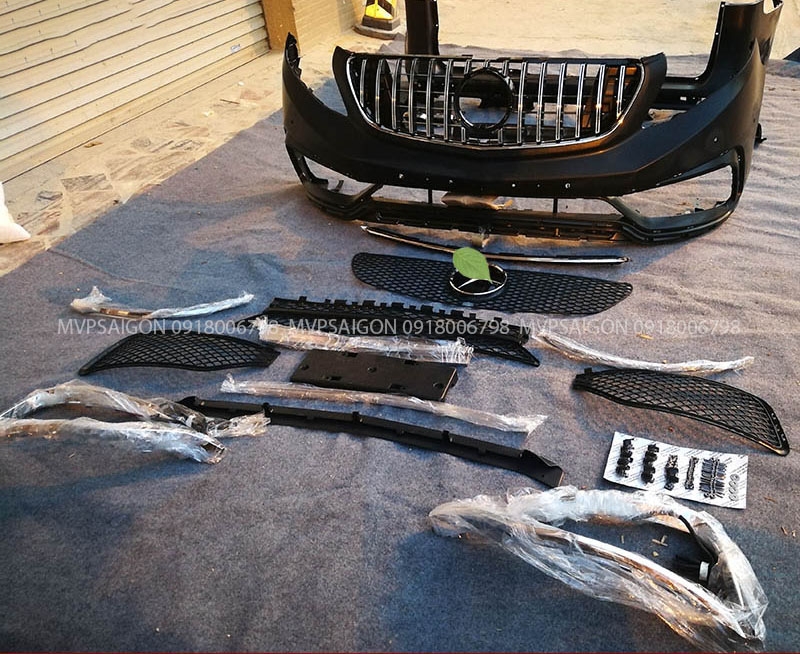 Nâng cấp body Kit Vito V250 V-class lên bản Triumph Maybach
