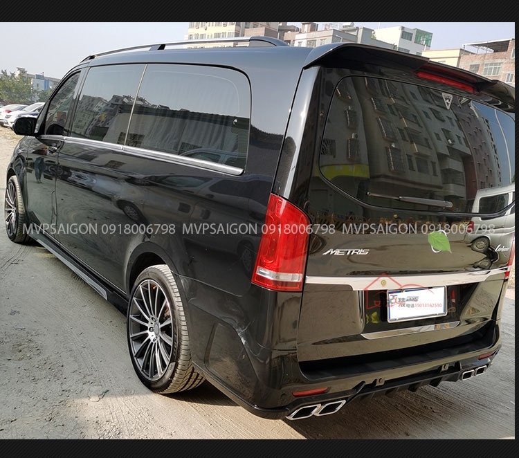 Nâng cấp body Kit Vito V250 V-class lên bản Triumph Maybach