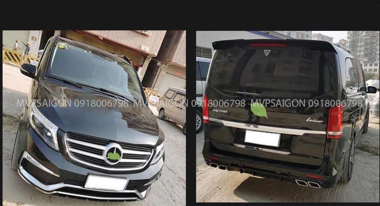 Nâng cấp body Kit Vito V250 V-class lên bản Triumph Maybach