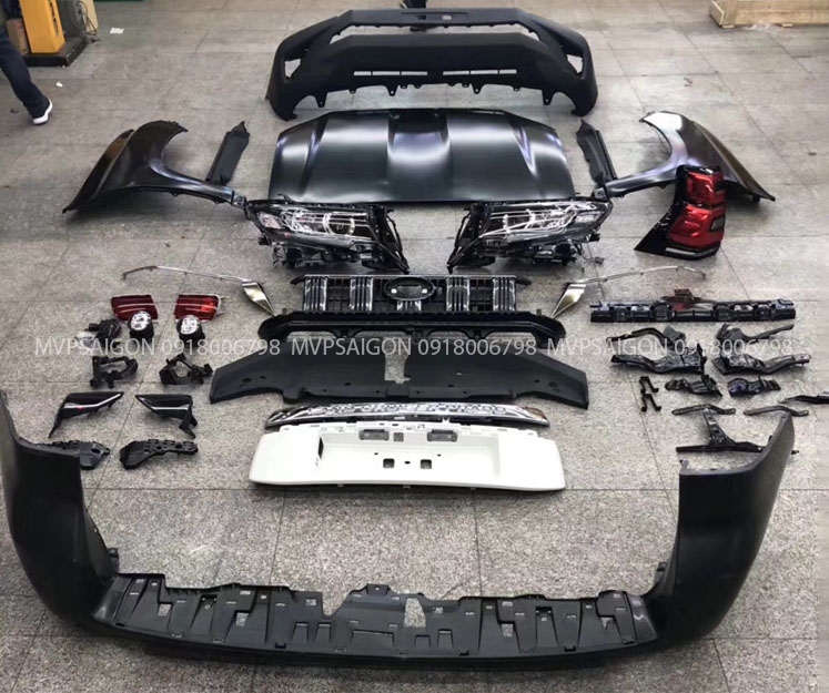 Nâng cấp body kit Toyota Prado 10~14 và 14~17 lên 2018