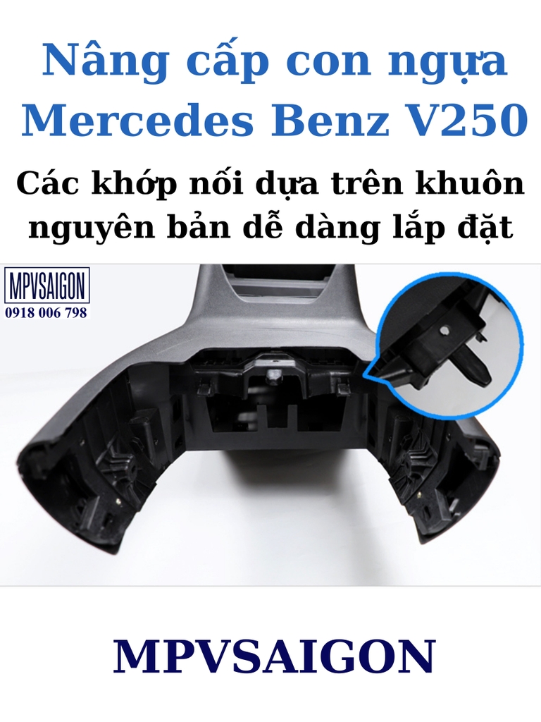 Con ngựa bệ tì tay Mercedes Benz V250 mẫu 2025