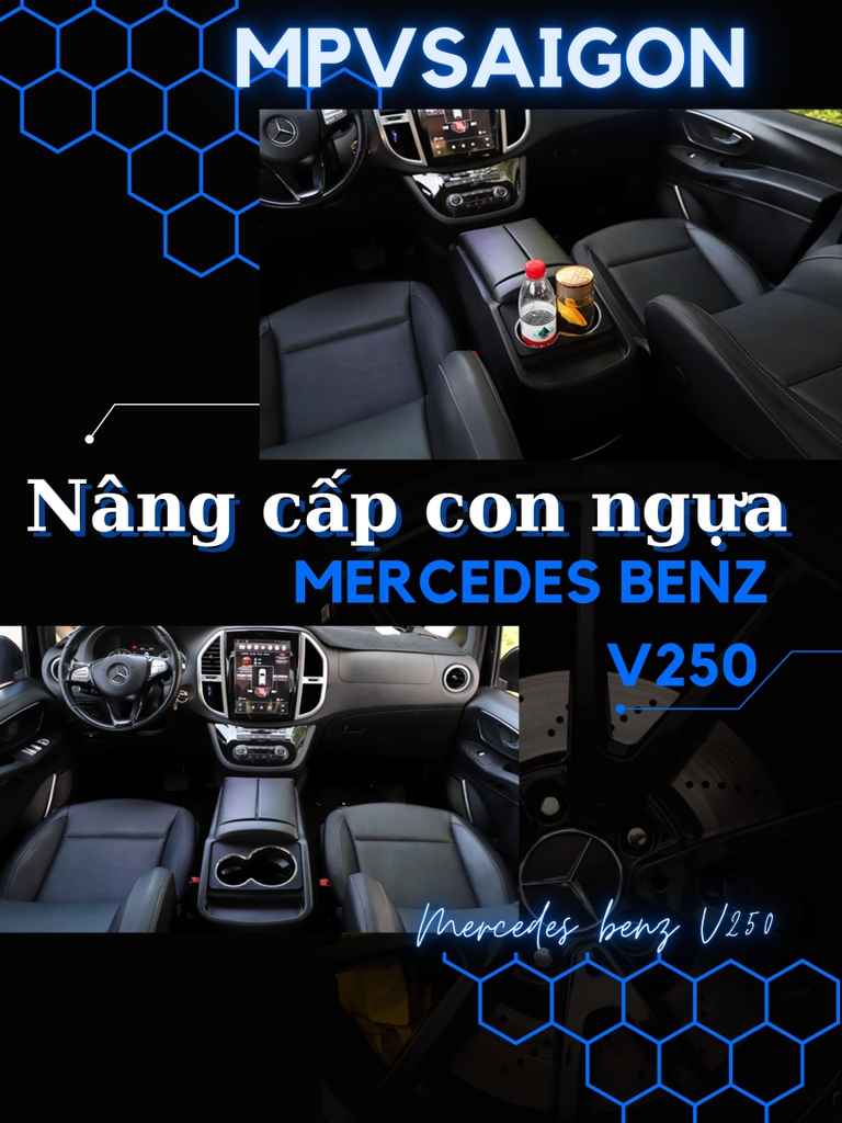 Con ngựa bệ tì tay Mercedes Benz V250 mẫu 2025