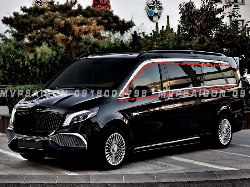 Nâng cấp đèn trước - headlight Mercedes Benz V250 2024 mẫu mới nhất