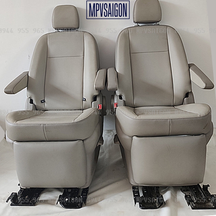 Nâng cấp - độ gác chân nâng chân ghế Ford Tourneo