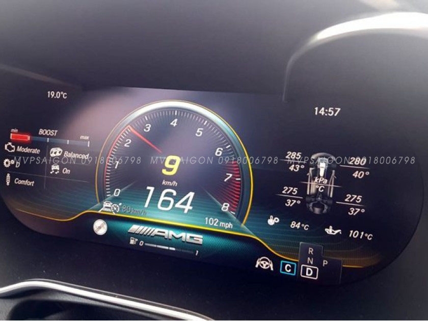 Nâng cấp giao diện AMG 63 cho xe C-Class, GLC-Class Facelift