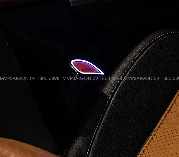 Nâng cấp LED cổng dây đai an toàn Benz C200 C260 C300 GLC 2022 2023 mới nhất 2026