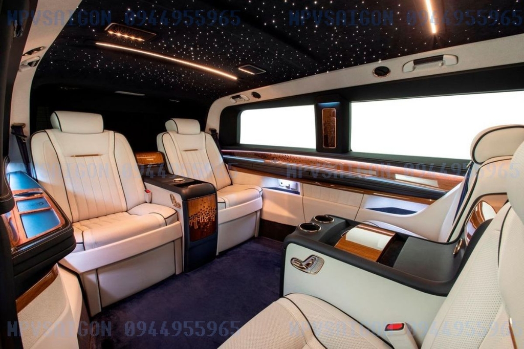 Nâng cấp LED Nội Thất cho Mercedes V250