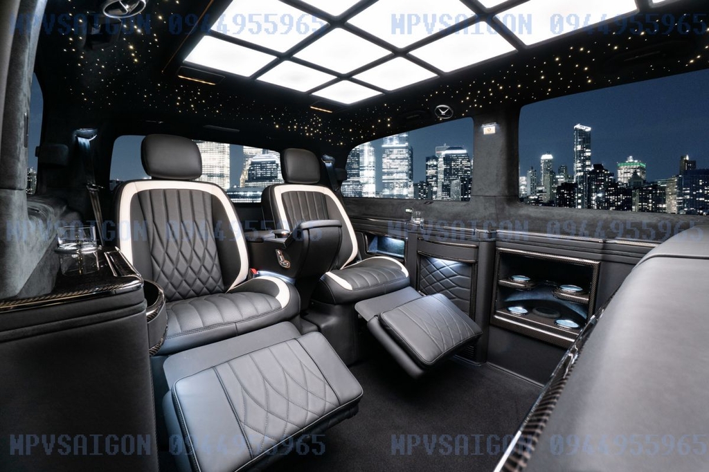 Nâng cấp LED Nội Thất cho Mercedes V250