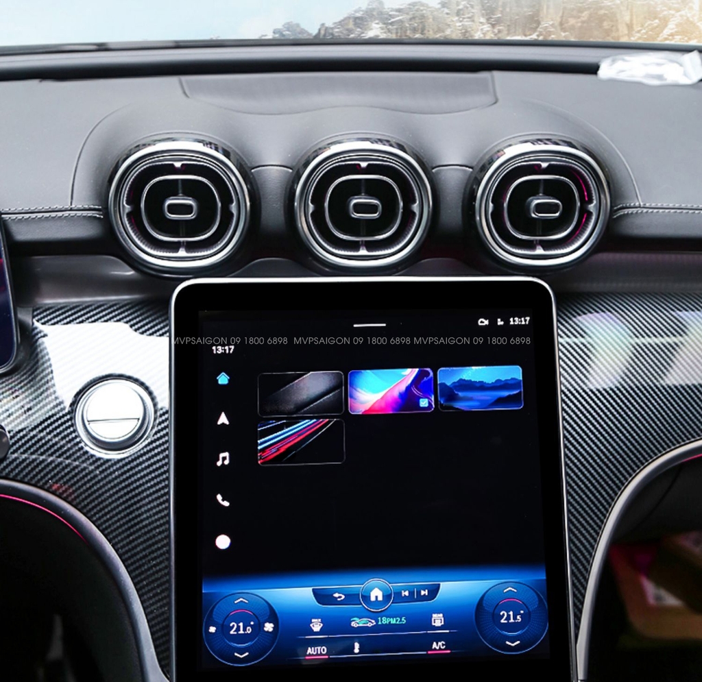 Nâng cấp màn hình Android Car Play Mercedes Benz C-class GLC 2022~2023 mới nhất 2026