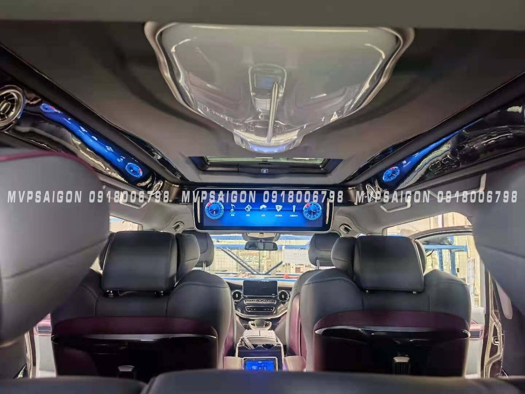 Nâng cấp Toyota Alphard bản thương gia 4 chỗ có vách ngăn