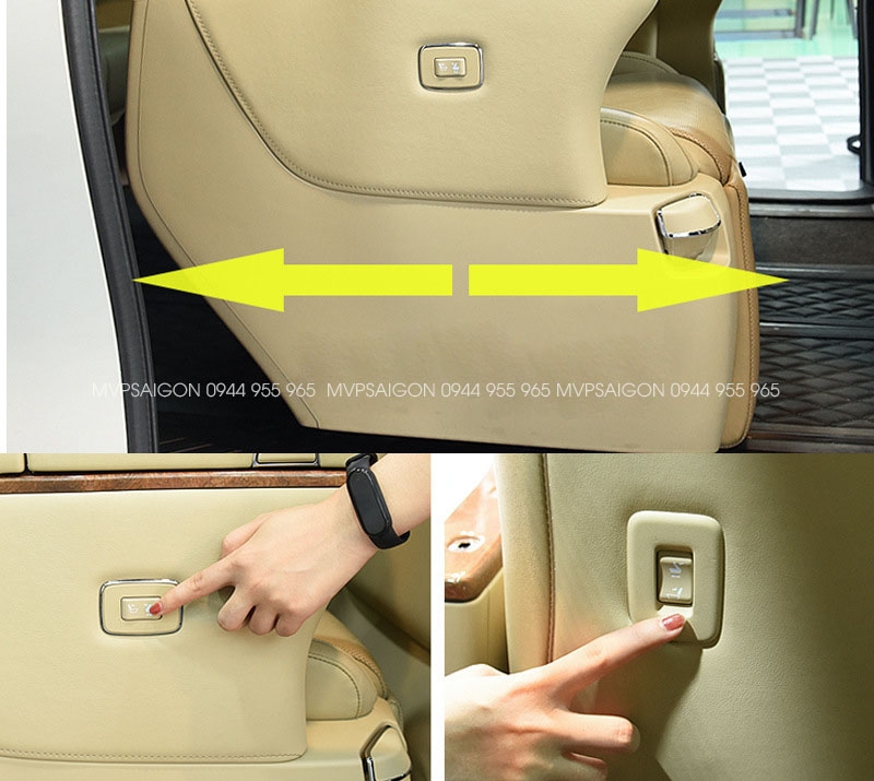 Nâng cấp trượt điện ghế Toyota Alphard