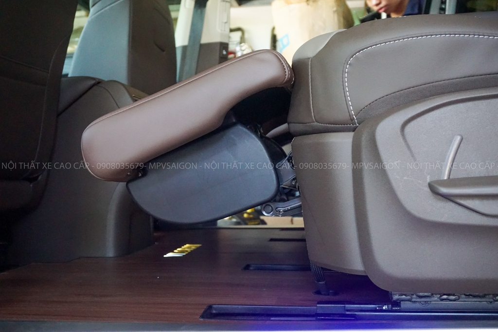 Độ nâng chân chỉnh điện ghế Viloran Premium