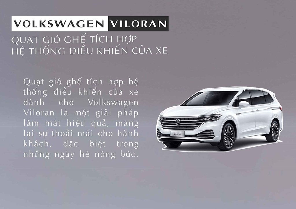 Quạt gió coding Viloran điều khiển trên màn hình (Quạt VW- AUDI)