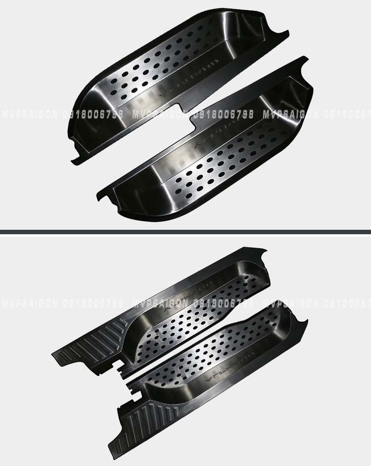 Ốp bậc lên xuống hợp kim nhôm dành cho Toyota Alphard
