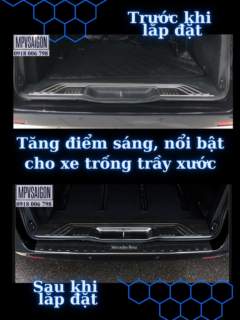 Ốp Cốp dành riêng cho Mercedes V250