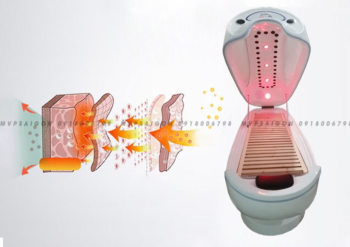 Phi thuyền tắm trắng hồng ngoại cao cấp