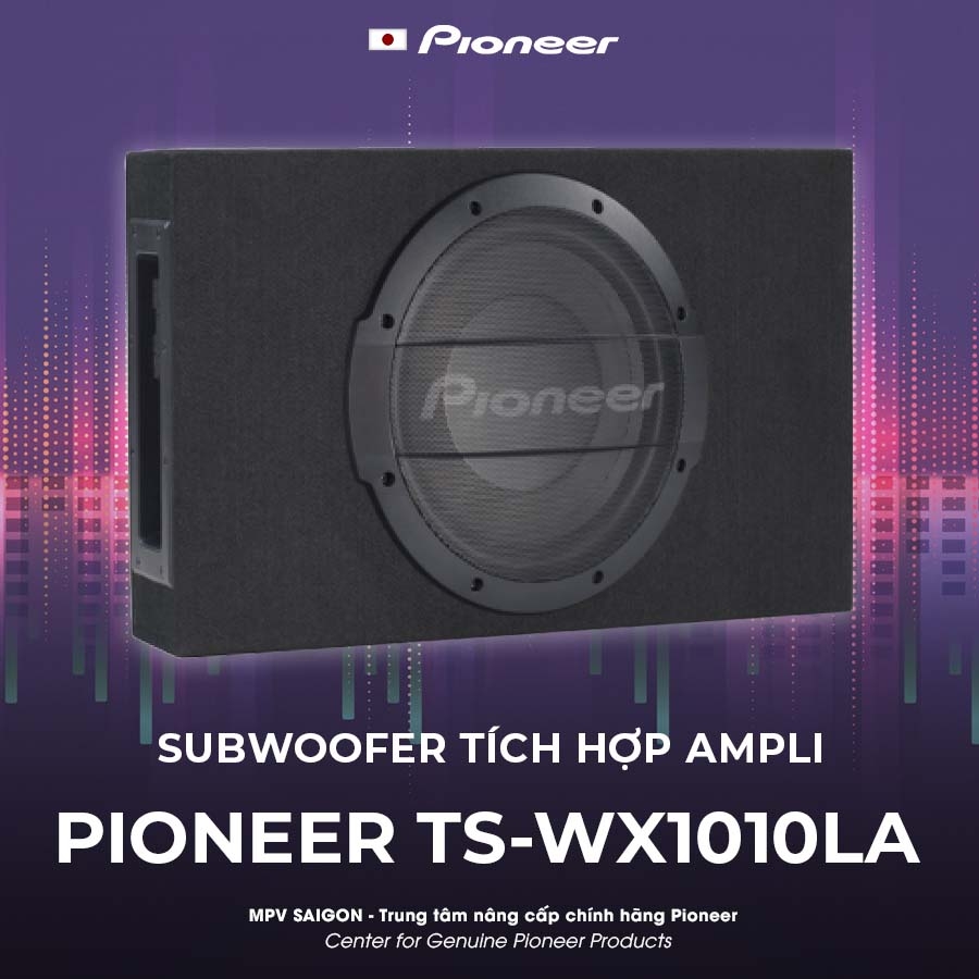 Pioneer - Loa sub thùng tích hợp Ampli TS-WX1010LA