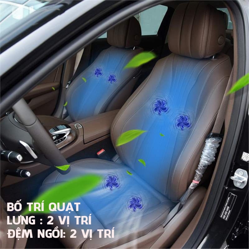 Quạt gió làm mát ghế xe Benz C E S GLC GLS