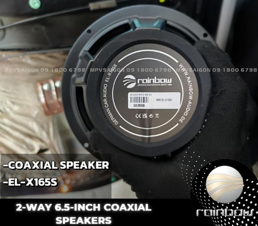 Rainbow Audio EL-X165S - Loa đồng trục 2 chiều 6.5 inch