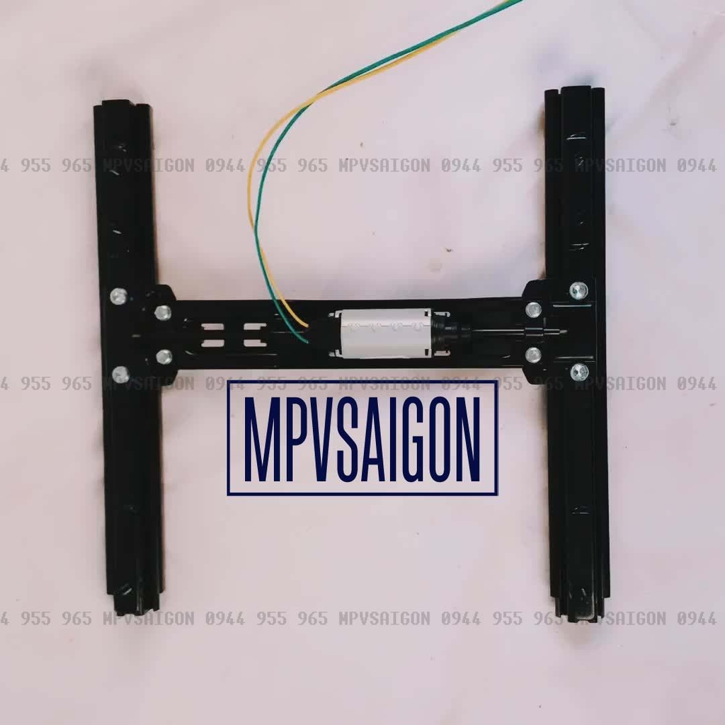 Ray trượt điện 12V Motor giữa (Ray ngắn)