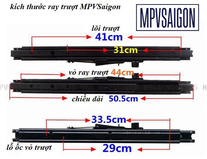 Ray trượt ghế ô tô loại dày cho Limousine mobihome camping rv car