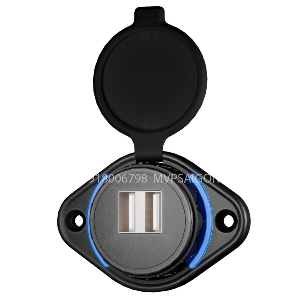 Sạc dẹp USB dành cho ô tô xe máy QC3.0 PD3.0