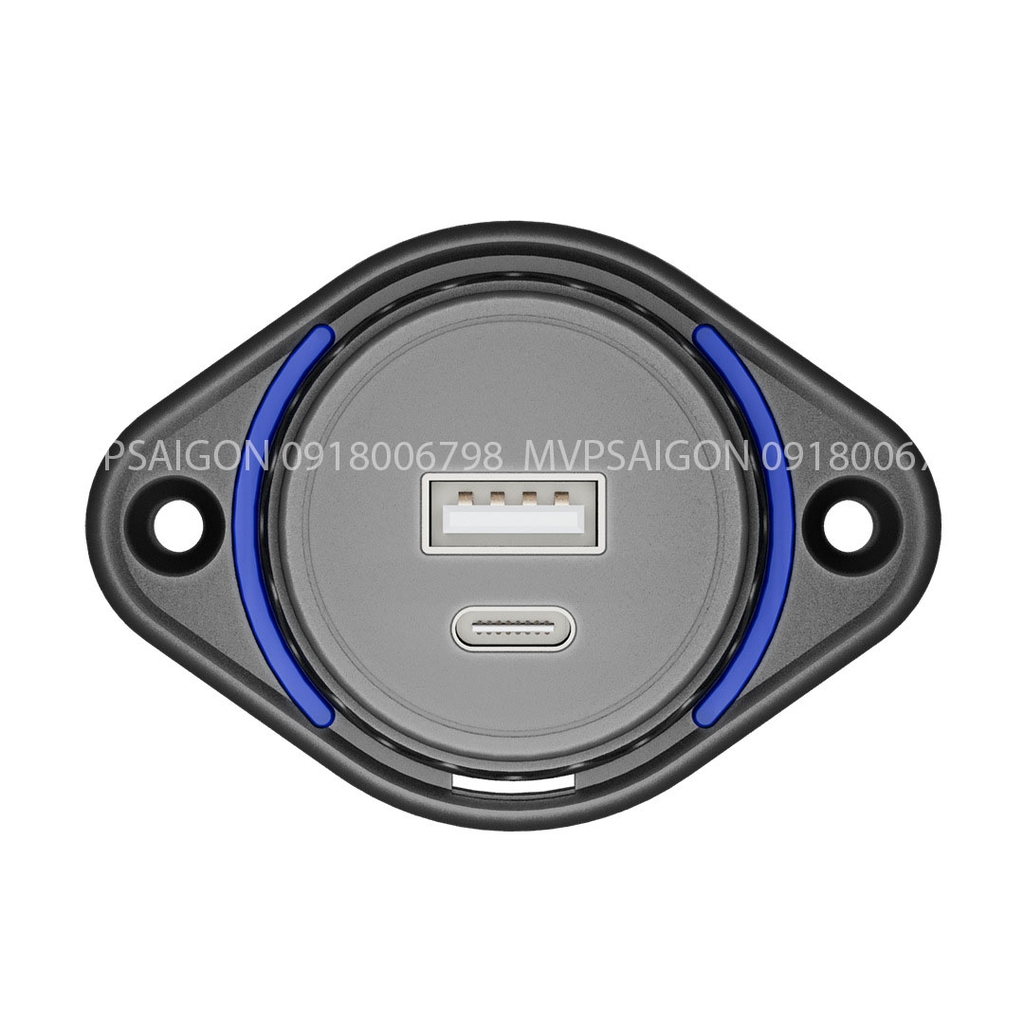 Sạc dẹp USB dành cho ô tô xe máy QC3.0 PD3.0