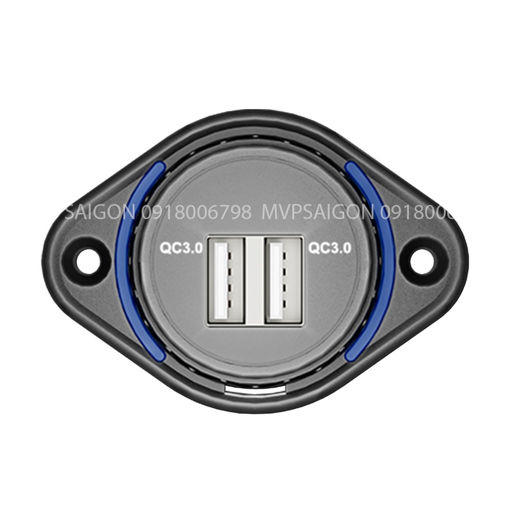 Sạc dẹp USB dành cho ô tô xe máy QC3.0 PD3.0