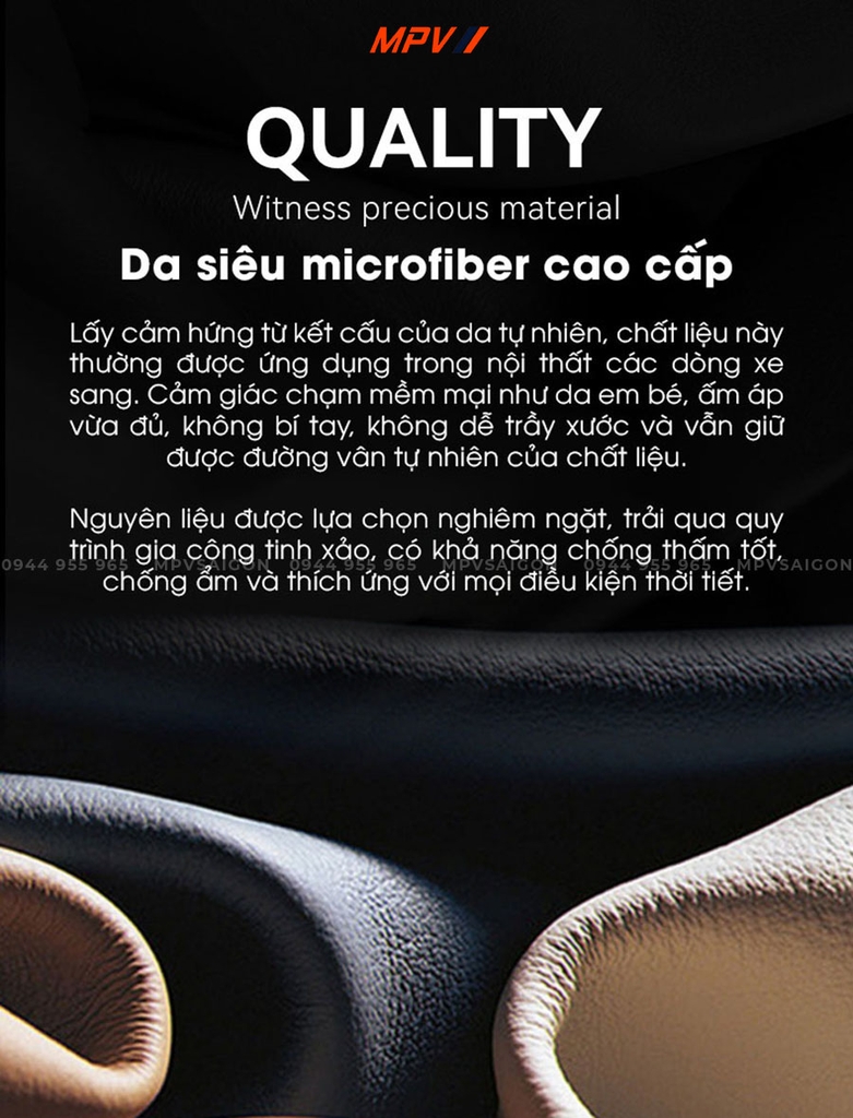 SÀN DA MICROFIBER DÀNH CHO VOLKSWAGEN GOLF 8 TẠI MPVSAIGON