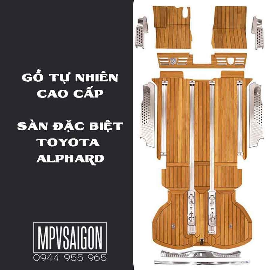 Sàn gỗ Toyota Alphard 30 ( 2020~2023 )