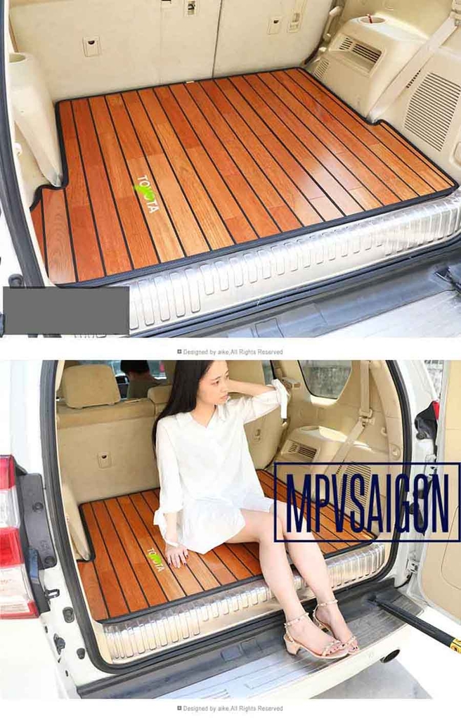 Sàn gỗ tự nhiên Toyota Land Cruiser Prado