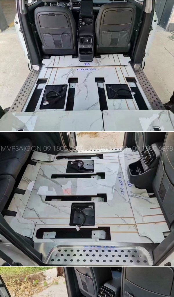 Sàn đá- sàn vân đá Hyundai Custin: mới nhất từ MPV SAIGON