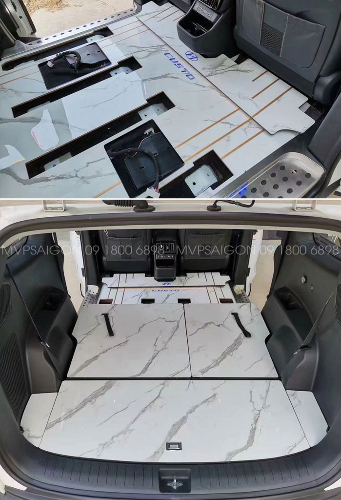Sàn đá- sàn vân đá Hyundai Custin: mới nhất từ MPV SAIGON