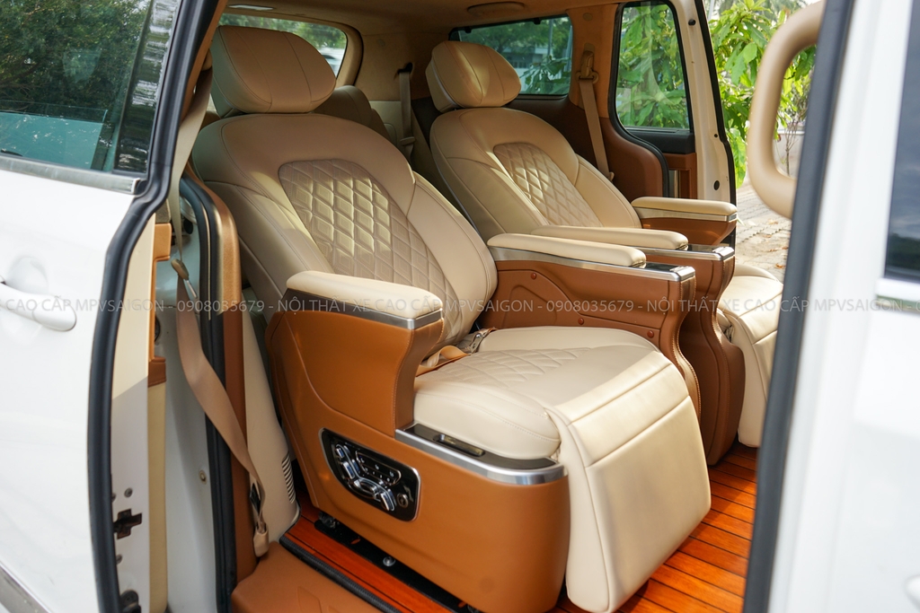 Kia Sedona nâng cấp Limousine - Khám phá gói độ VIP đẳng cấp tại MPVSAIGON