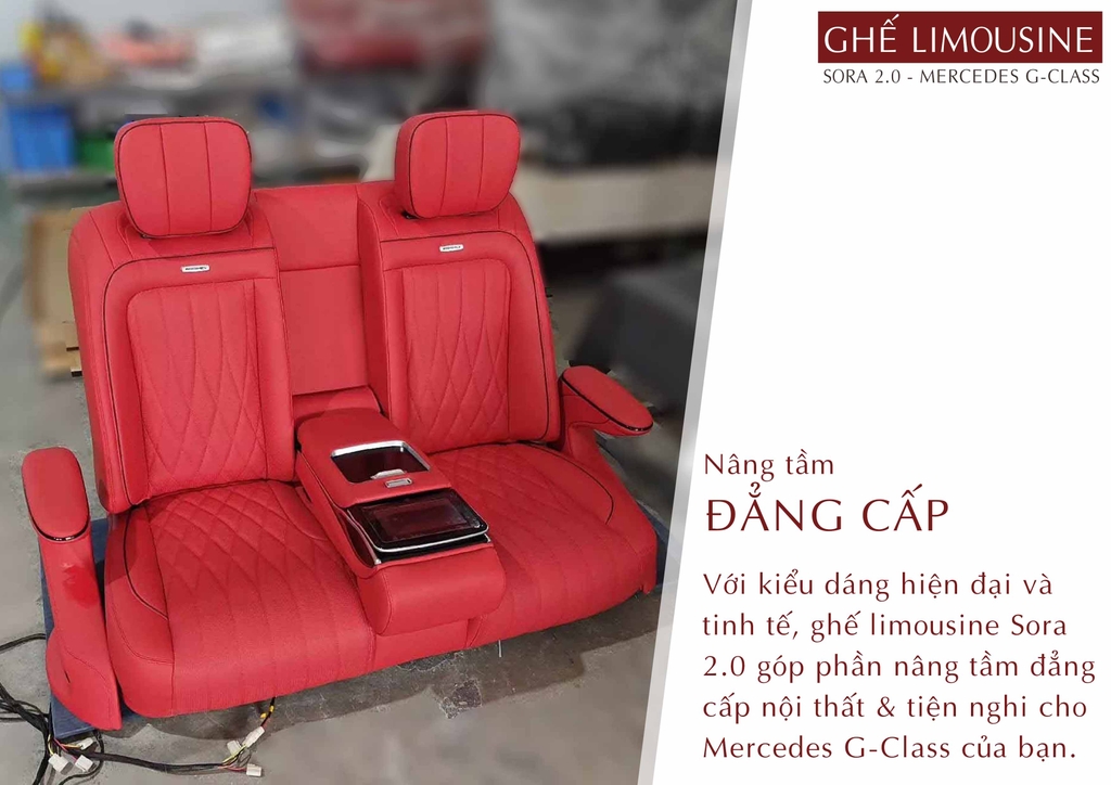 Mercedes G-Class - Brochure ghế limousine Sora 2.0
