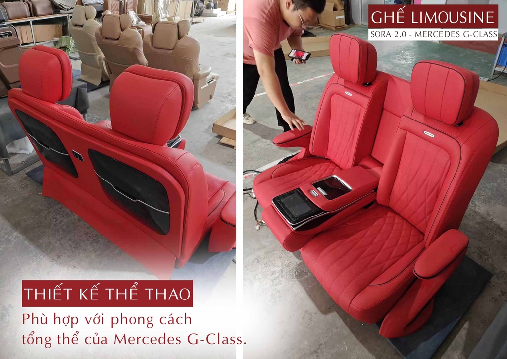 Mercedes G-Class - Brochure ghế limousine Sora 2.0