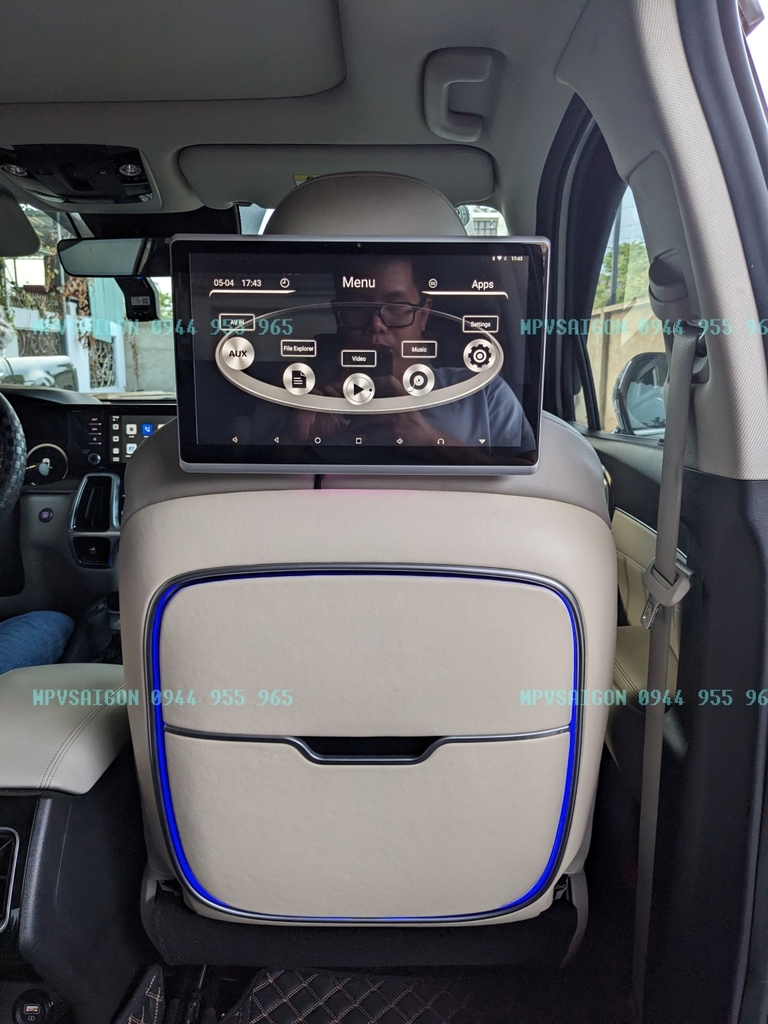 KIA SORENTO độ bàn xếp lưng ghế - Bàn làm việc xếp gọn - bàn ăn trên xe