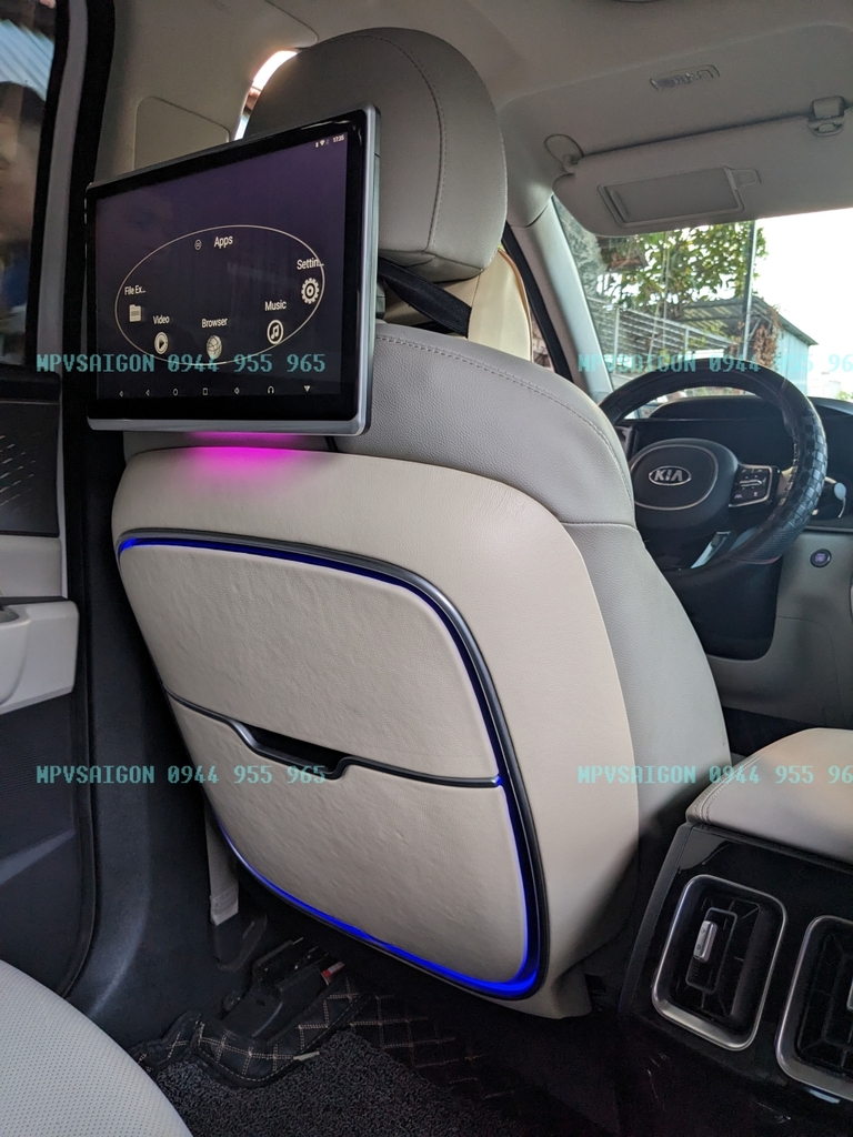 KIA SORENTO độ bàn xếp lưng ghế - Bàn làm việc xếp gọn - bàn ăn trên xe