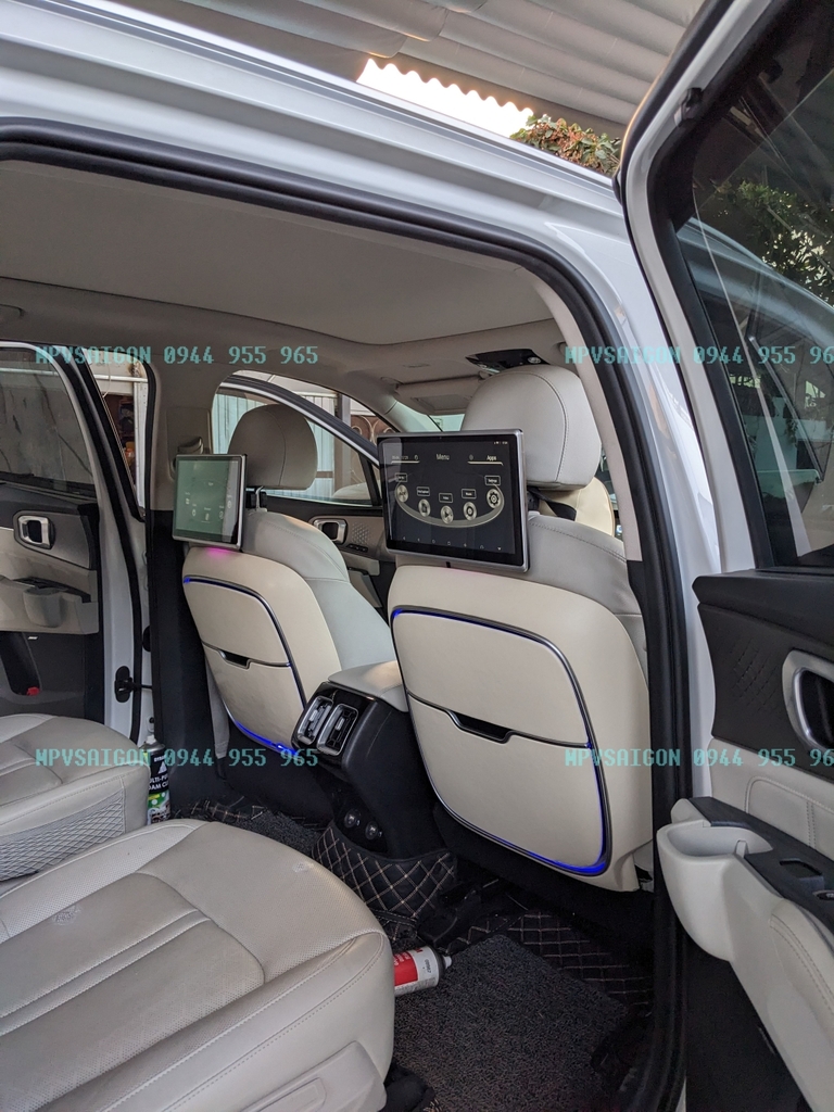 KIA SORENTO độ bàn xếp lưng ghế - Bàn làm việc xếp gọn - bàn ăn trên xe