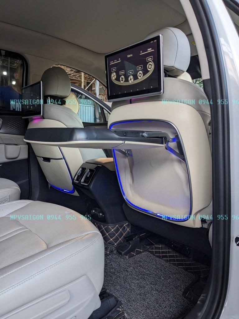 KIA SORENTO độ bàn xếp lưng ghế - Bàn làm việc xếp gọn - bàn ăn trên xe