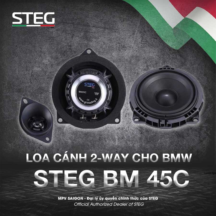 Loa cánh 2-way STEG BM 45C (BMW 1 3 5 7 SERIES)