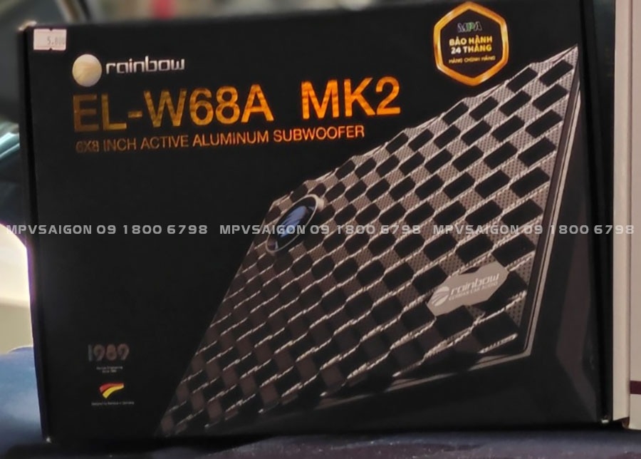 Sub điện Rainbow MK2 EL-W68A lắp gầm ghế xe