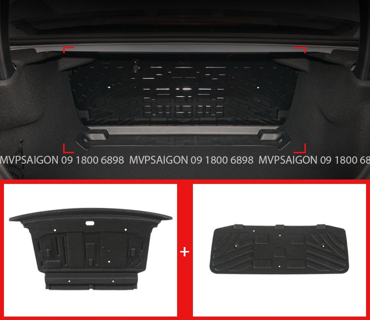 Tấm cách âm khoang cốp Benz C200 C260 C300 2022-2023