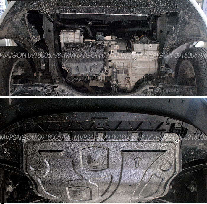 Tấm ốp gầm bảo vệ động cơ - tấm giáp gầm AUDI A6