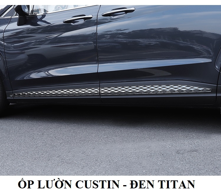 Ốp lườn trang trí Huyndai Custin- Bộ 6 miếng